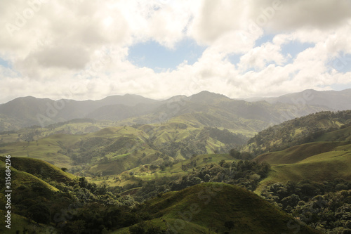 Countryside landscape near the La Fortuna in Costa Rica. © eltourlab