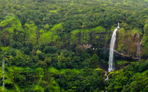 Baba dabdaba, lesser known waterfalls from Amboli ghats, Maharashtra India photo