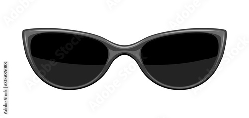 Illustration of stylish sunglasses.