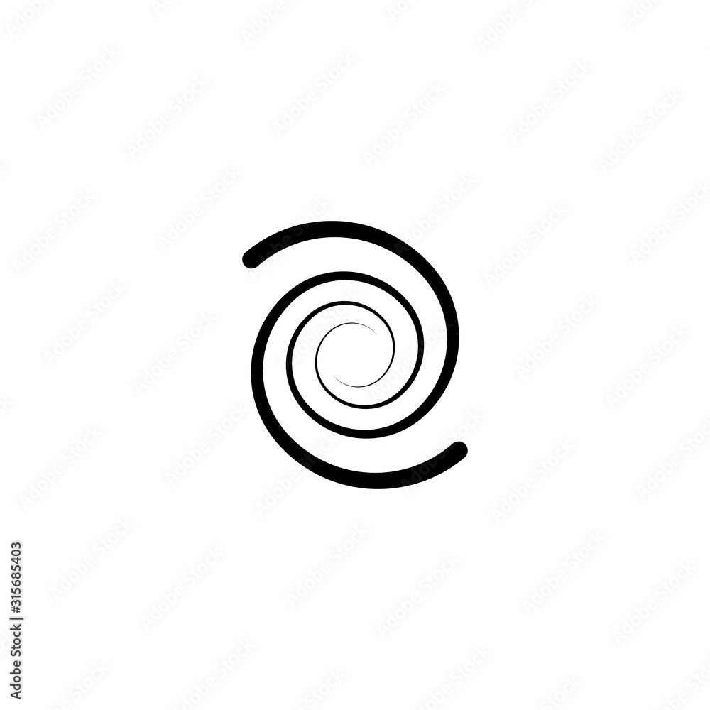 Vortex Logo Template vector symbol Vortex Logo Template vector symbol