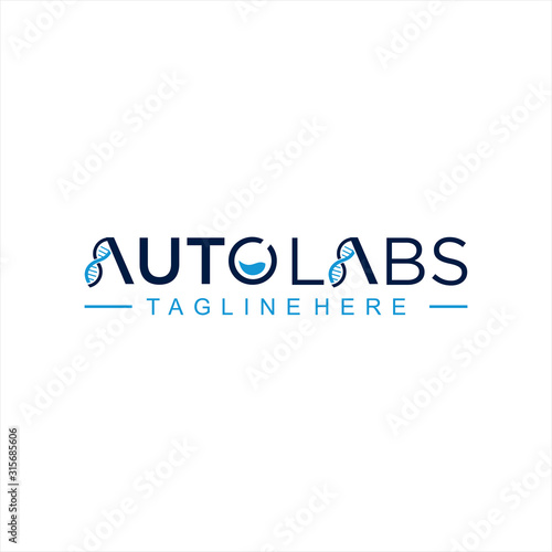 Lab Logo Design . Medical laboratory Logo . Science Labs Logo Design . Bio organic lab logo .