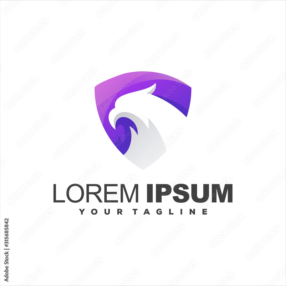 awesome eagle shield logo design awesome eagle shield logo design