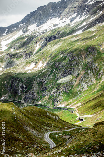 Austria, Carinthia, Innerfragrant, Road to Molltal Glacier photo