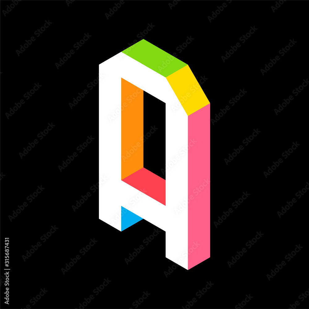 3d Colorful Letter A logo icon design template element. Vector illustration 3d Colorful Letter A logo icon design template element. Vector illustration