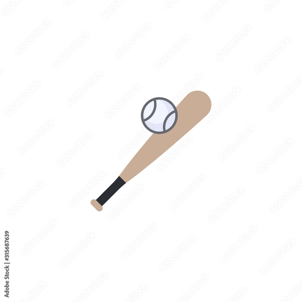 Baseball creative icon. From Sport icons collection. Isolated Baseball sign  on white background Stock Vector | Adobe Stock