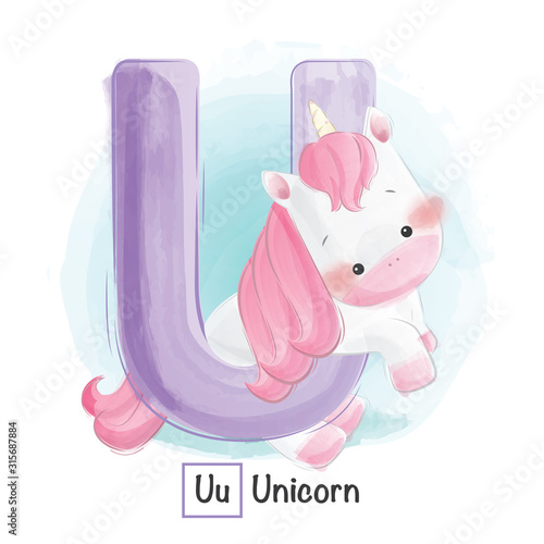 Animal Alphabet U