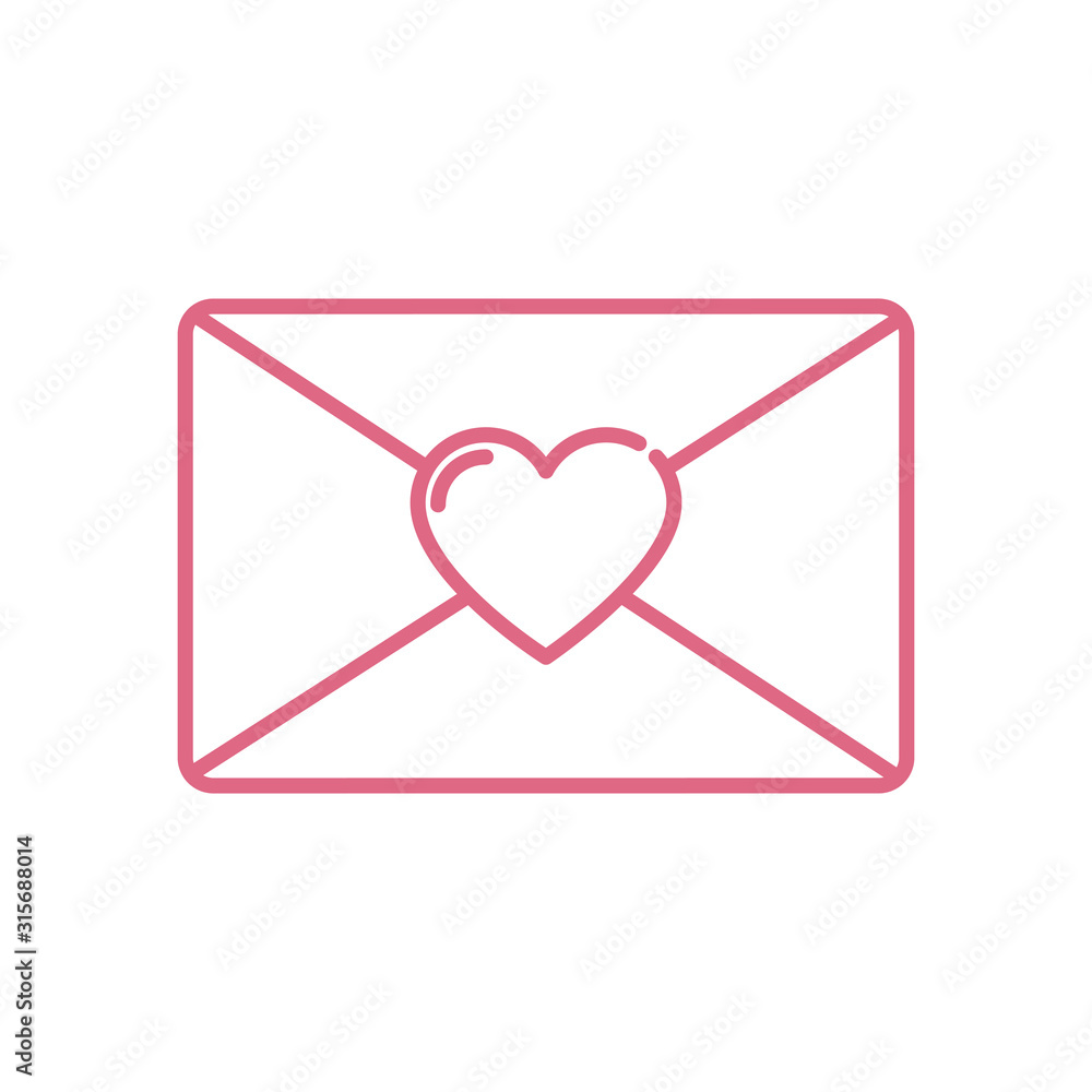 Love card with heart vector design Love card with heart vector design