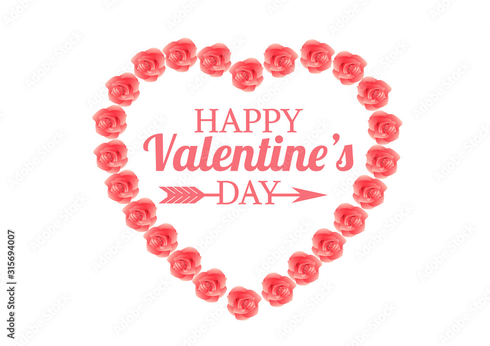 Valentines day vector Beautiful heart card background. Valentines day vector Beautiful heart card background.