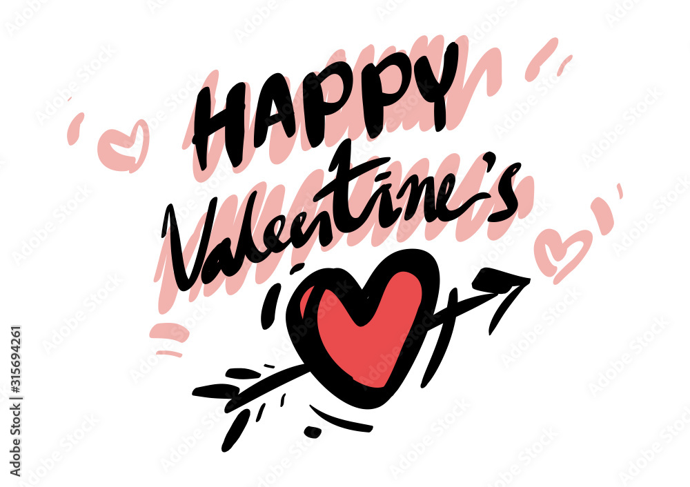 Cute vector for design or paper wallpaper. Valentine's day background.