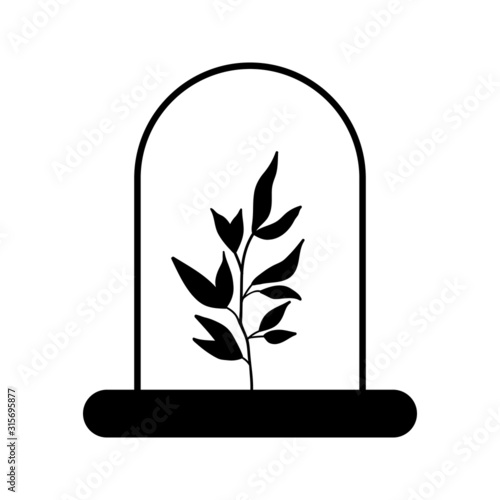 incubator vector icon. isolated black simple line element illustration from future technology concept.