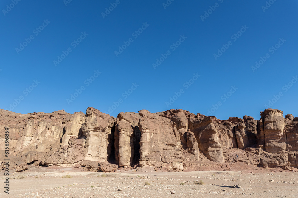 Pillars of Solomon in Timna Park Pillars of Solomon in Timna Park