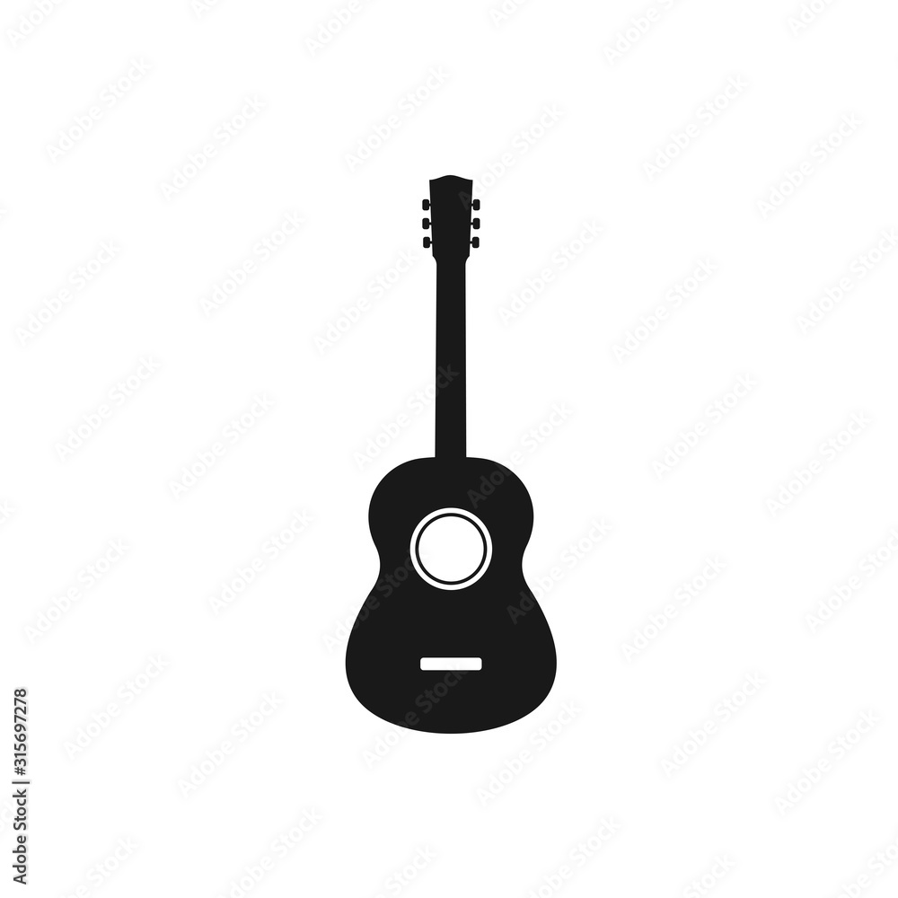 Fototapeta premium ukulele icon. vector illustration isolated on white background