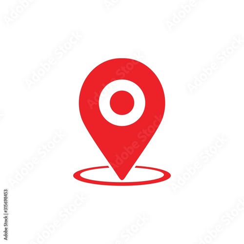 Location pin icon vector Illustration, Free Download Location pin icon vector Illustration, - GFXLoad