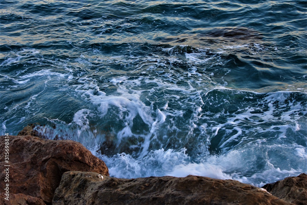 Fototapeta premium écume de mer