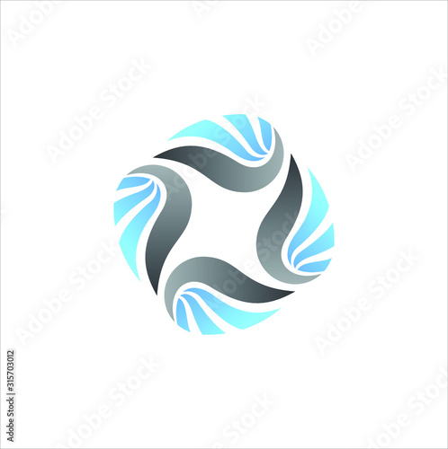 Wallpaper Mural Gas and oil industrial vector design idea with oil drop, gas and flame shape. logo illustration for energy business.  Torontodigital.ca