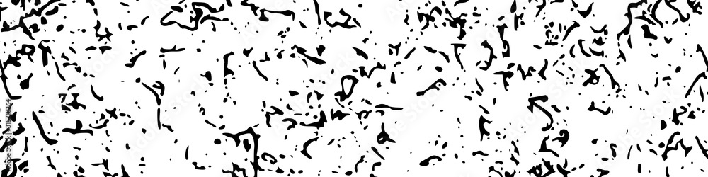 Black Grainy Texture Isolated On White Background. Dust Overlay. Dark Noise Granules. Wide Horizontal Long Banner For Site. Vector Design Elements, Illustration, EPS 10. Black Grainy Texture Isolated On White Background. Dust Overlay. Dark Noise Granules. Wide Horizontal Long Banner For Site. Vector Design Elements, Illustration, EPS 10.