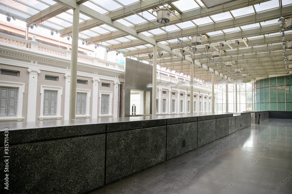 Obraz premium Abstract architecture details of a modern building interior