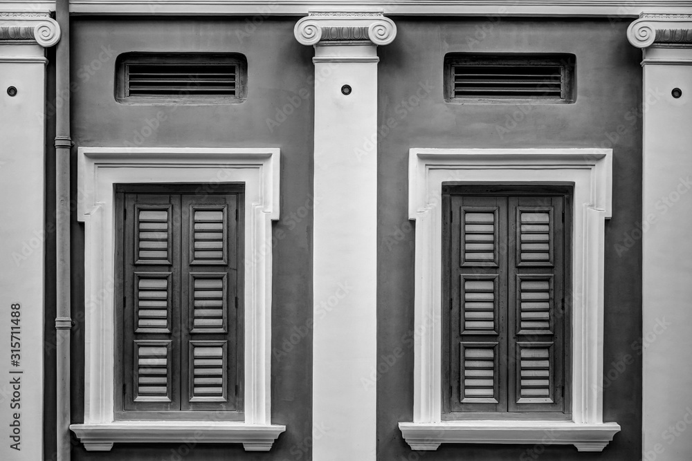 Naklejka premium Abstract architecture details of a modern building interior