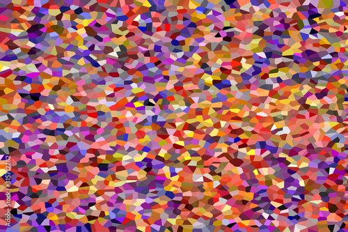 Brightly colored mosaic digital texture wallpaper or background
