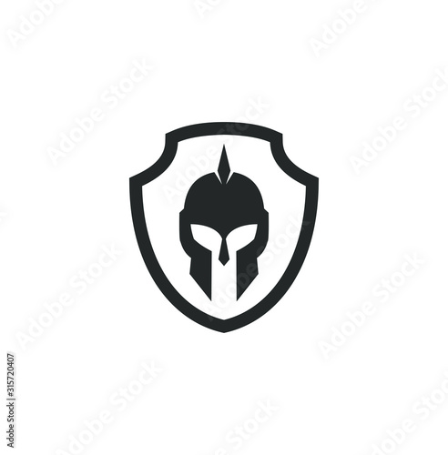 Gladiator Logo Template Design Vector Illustration