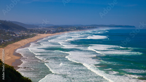 view of the sea and beach of Plettenberg © mschauer
