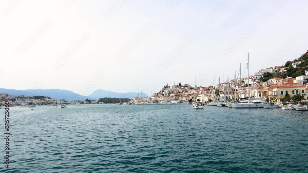 View of an island of Poros Greece 3 View of an island of Poros Greece 3
