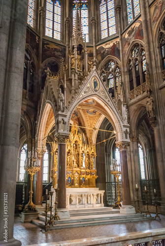 Altar of the Votivkirche (English: Votive Church) is a neo-Gothic church located on the Ringstraße in Vienna, Austria.