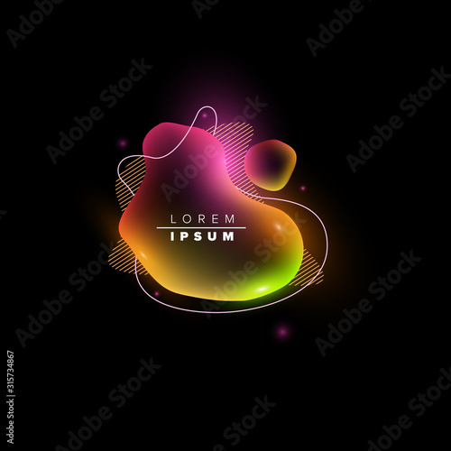 Vector Abstract digital element