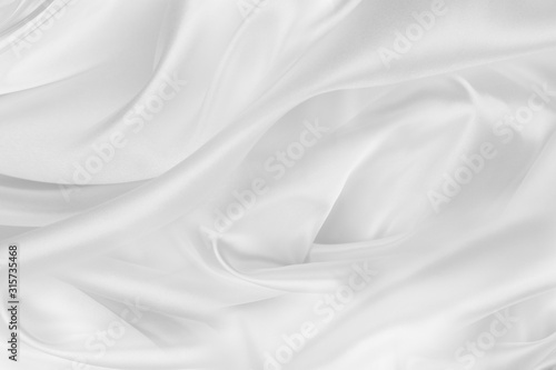 White silk fabric lines