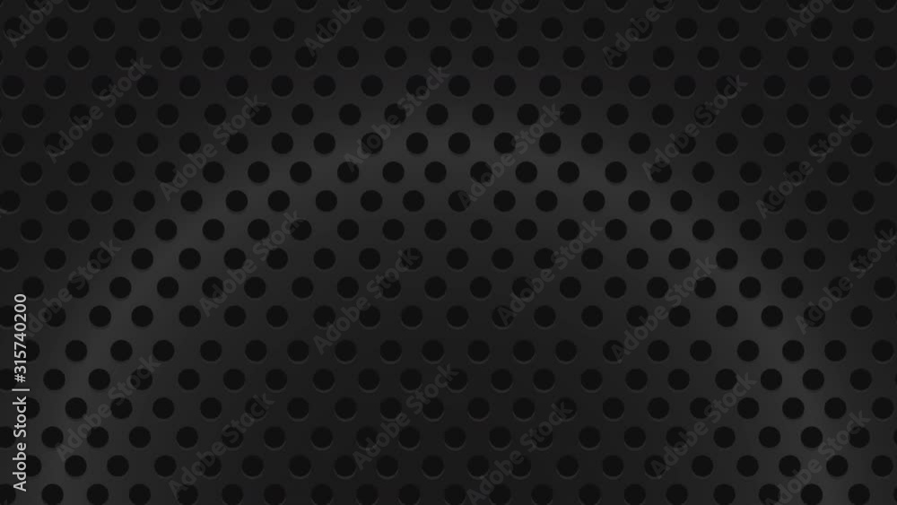 Black metal grid animation background. Black metal grid animation background.