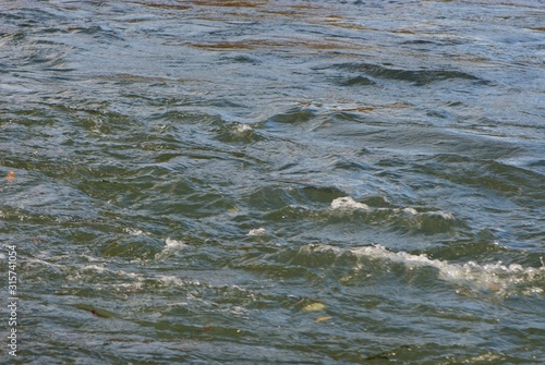 Aara river as clean whirlpool