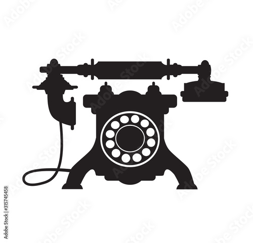Retro phone vintage old technique