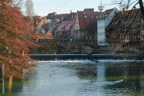 old bridge over the river