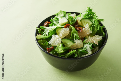 bowl of fresh organic salad