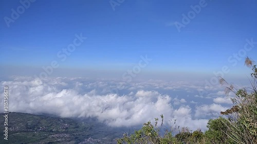 adventure climbing with beautiful scenery around