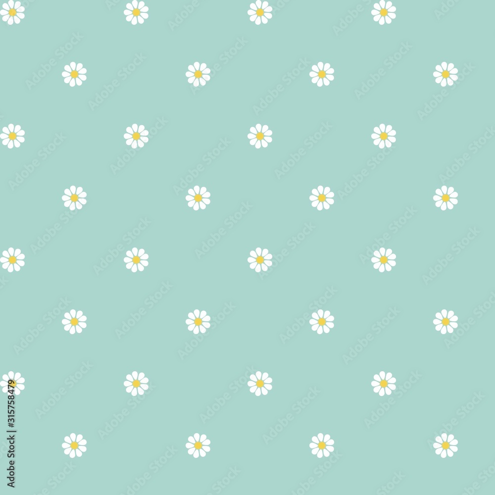Delicate seamless pattern with small flowers in circles. Delicate seamless pattern with small flowers in circles.