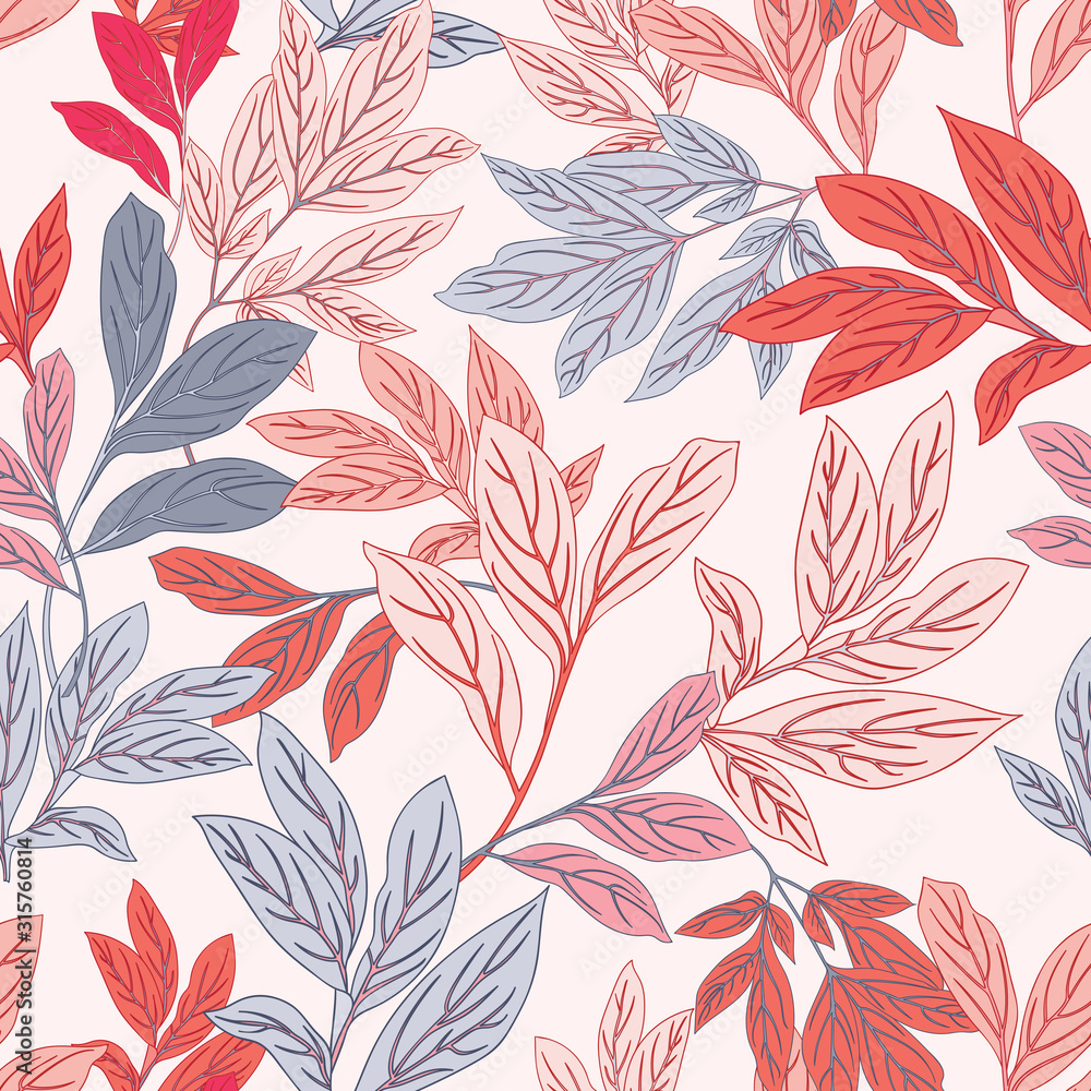 Seamless Pink Textile Vector Textile Pattern