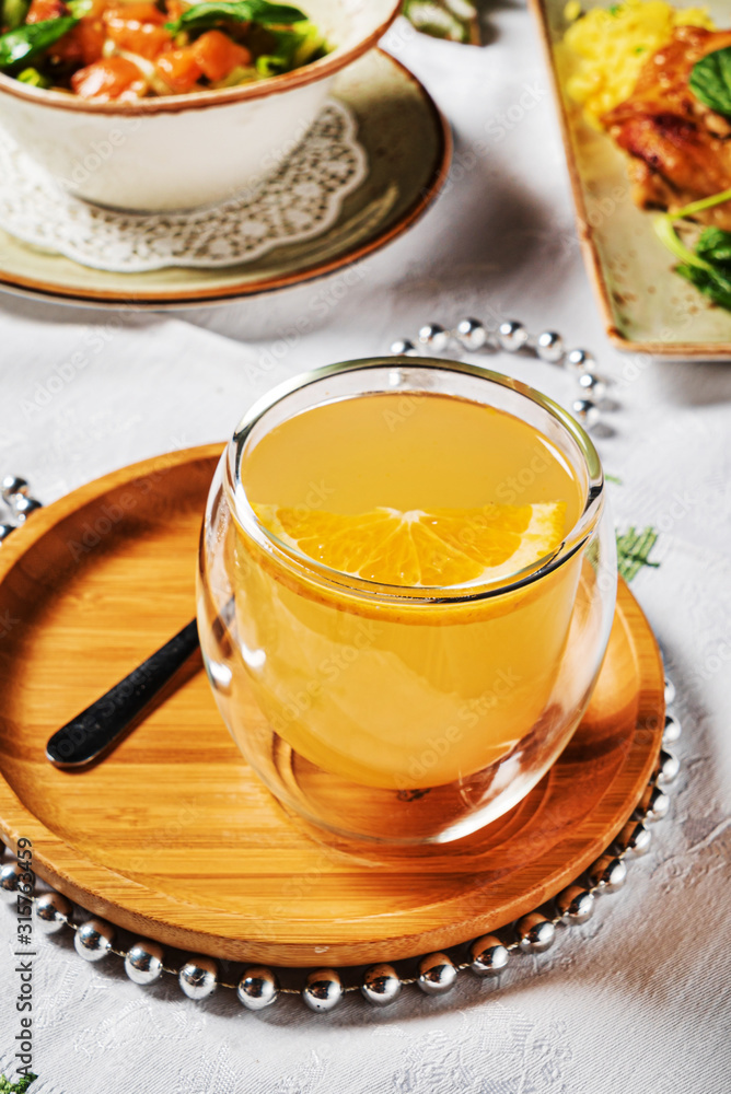 hot ginger tea with lemon hot ginger tea with lemon