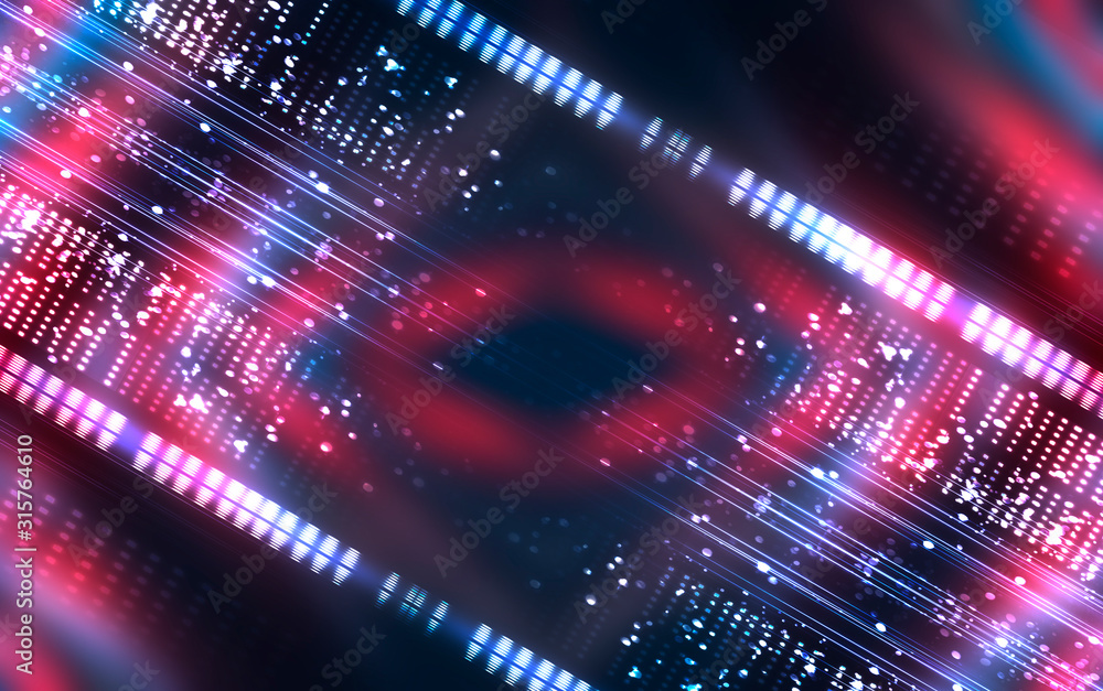 Abstract neon background. Lines and light spotlights. Empty dark scene. Abstract neon background. Lines and light spotlights. Empty dark scene.