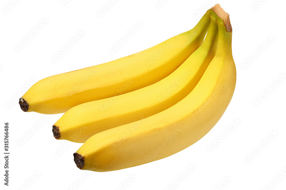 fresh banana isolated on white background. Healthy food fresh banana isolated on white background. Healthy food