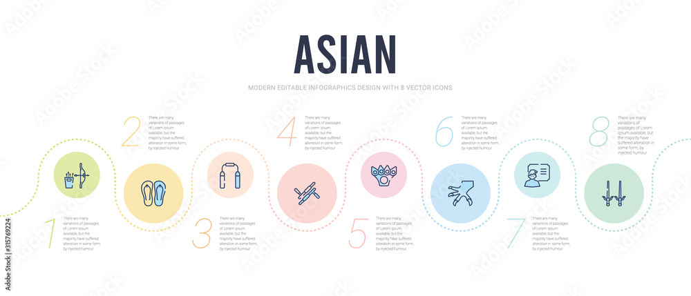 asian concept infographic design template. included sai, training, claw, knuckles, tonfa, nunchaku icons asian concept infographic design template. included sai, training, claw, knuckles, tonfa, nunchaku icons
