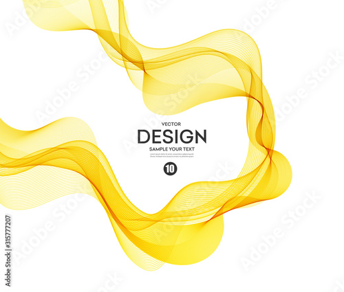 Abstract colorful vector background, color wave for design brochure, website, flyer.
