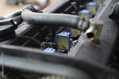 Race car's engine detail © Sista