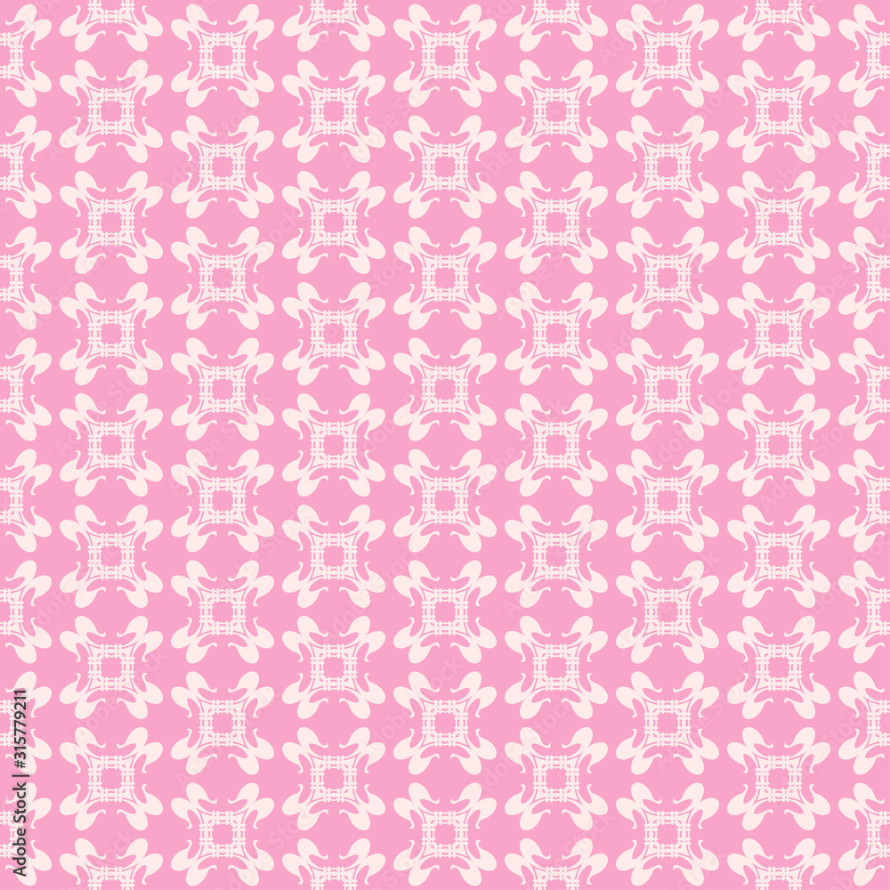 Pink background, modern seamless pattern. Vector image Pink background, modern seamless pattern. Vector image