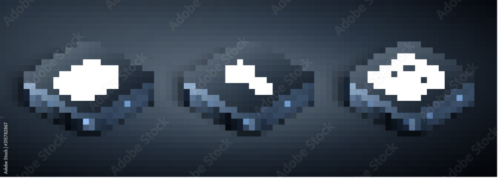 Obraz premium Set Isometric Cryptocurrency wallet, Safe and Cryptocurrency key icon. Vector