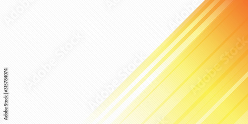 Fresh Orange Yellow Circle Line Abstract Background Presentation Vector Illustration