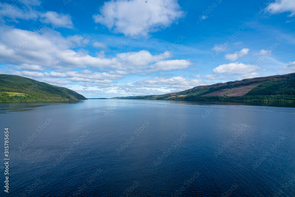 Loch Ness in the Scotland Highlands Loch Ness in the Scotland Highlands