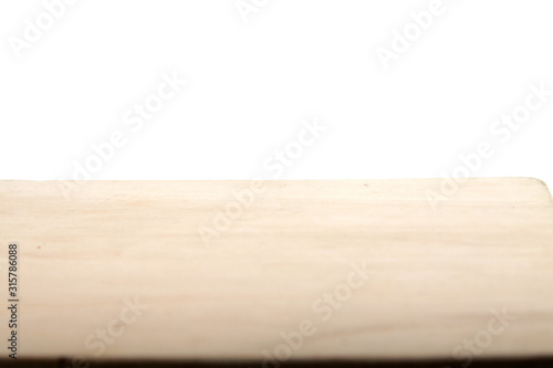 Macro shoot of a wood texture with white background