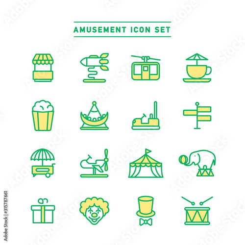 AMUSEMENT ICON SET