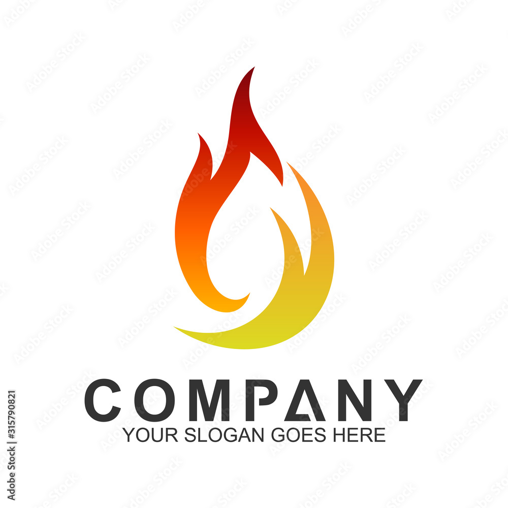 fire logo design template, abstract fire vector fire logo design template, abstract fire vector